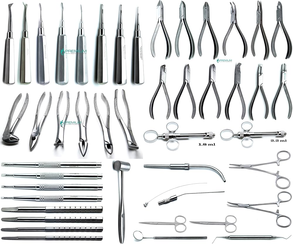 عکس وسایل دندانپزشکی همراه با اسم