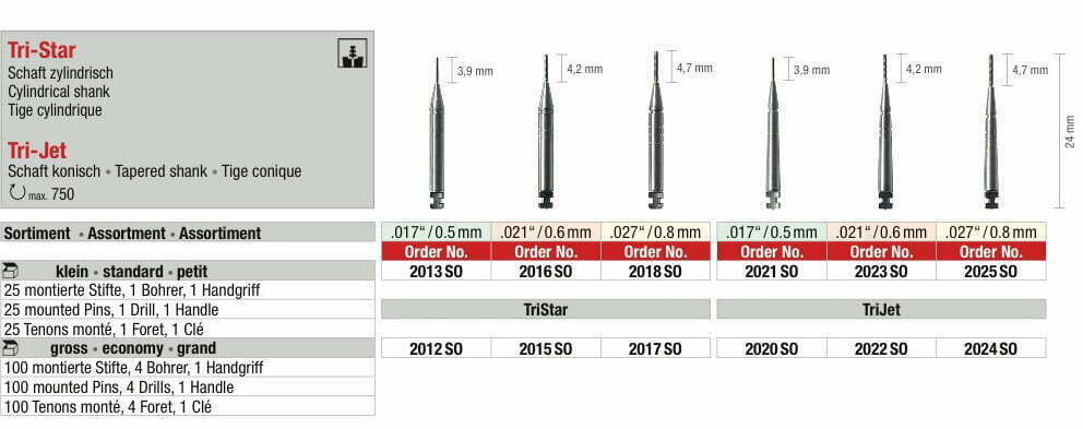 پین داخل عاج تری جت  Edenta Tri-Jet - Image 3